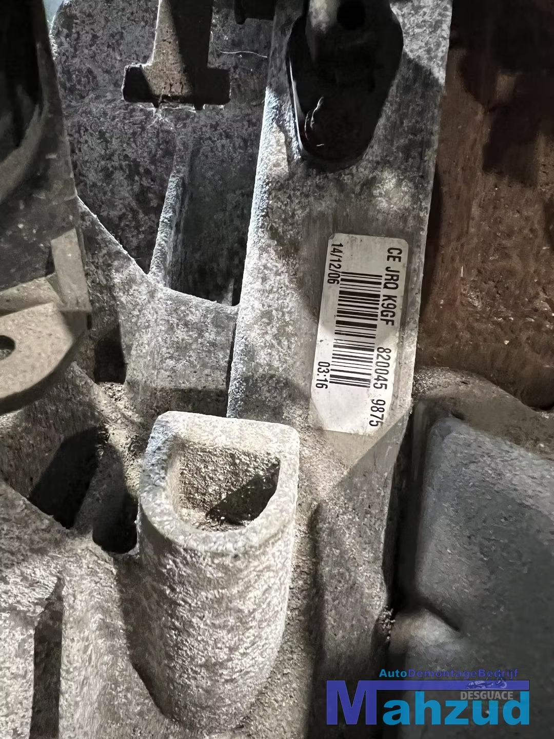 Motor CLIO 3 1.5 DCI Motor motor K9K766 caja de cambios JRQ motor completo usado en Menorca foto 7