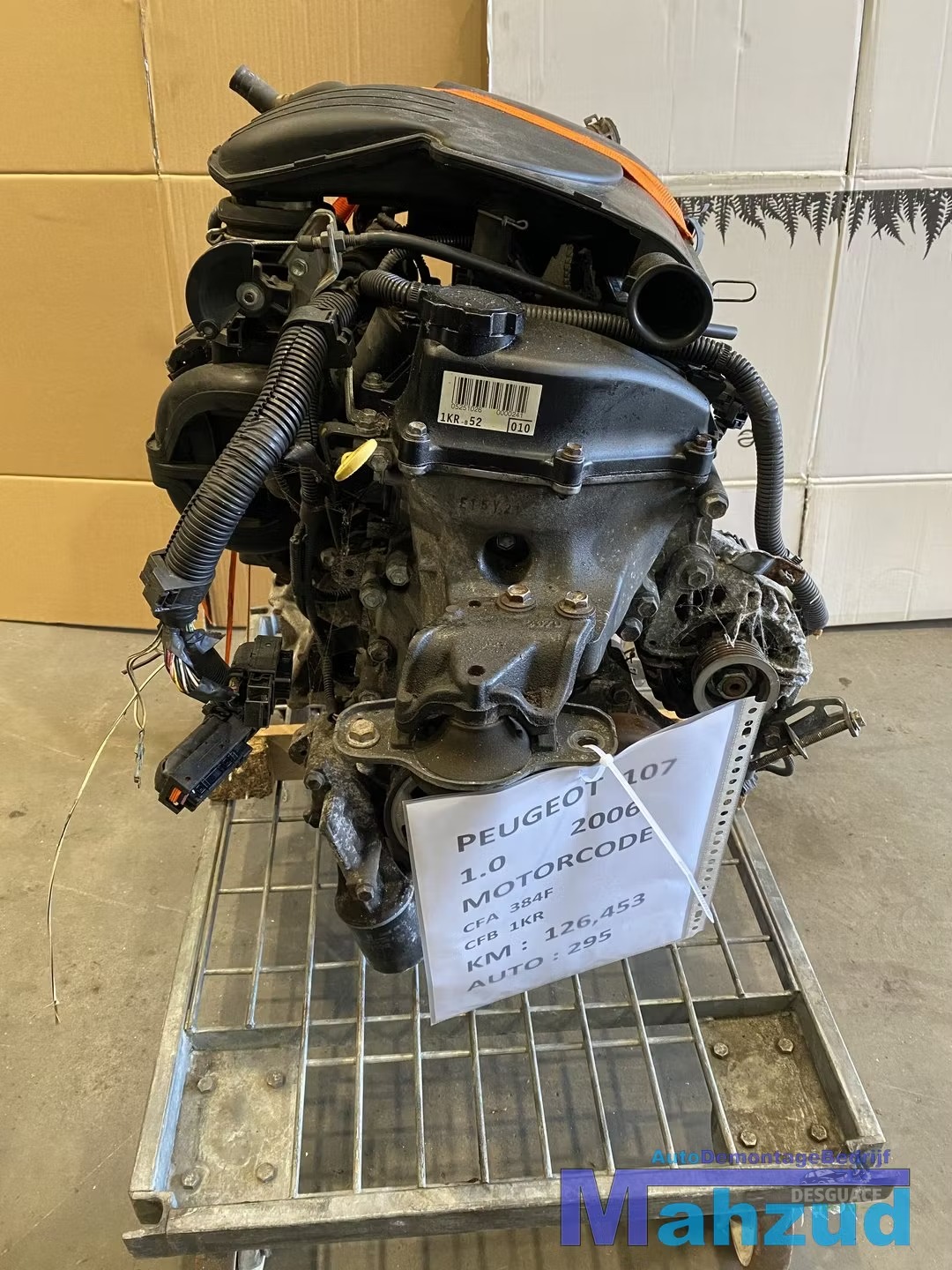 Motor PEUGEOT 107 C1 AYGO 1.0 1KR Motor motor 2005-2014 motor completo usado en Menorca