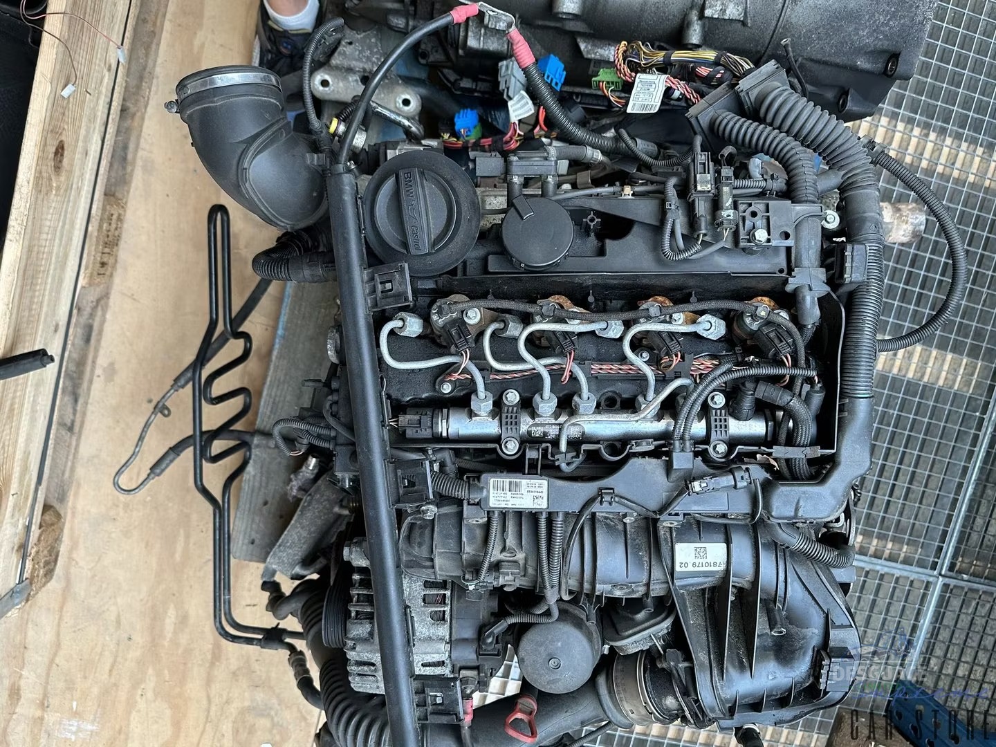 Motor BMW N47D20 motor 180.000km 2010 motor completo usado en Menorca foto 11