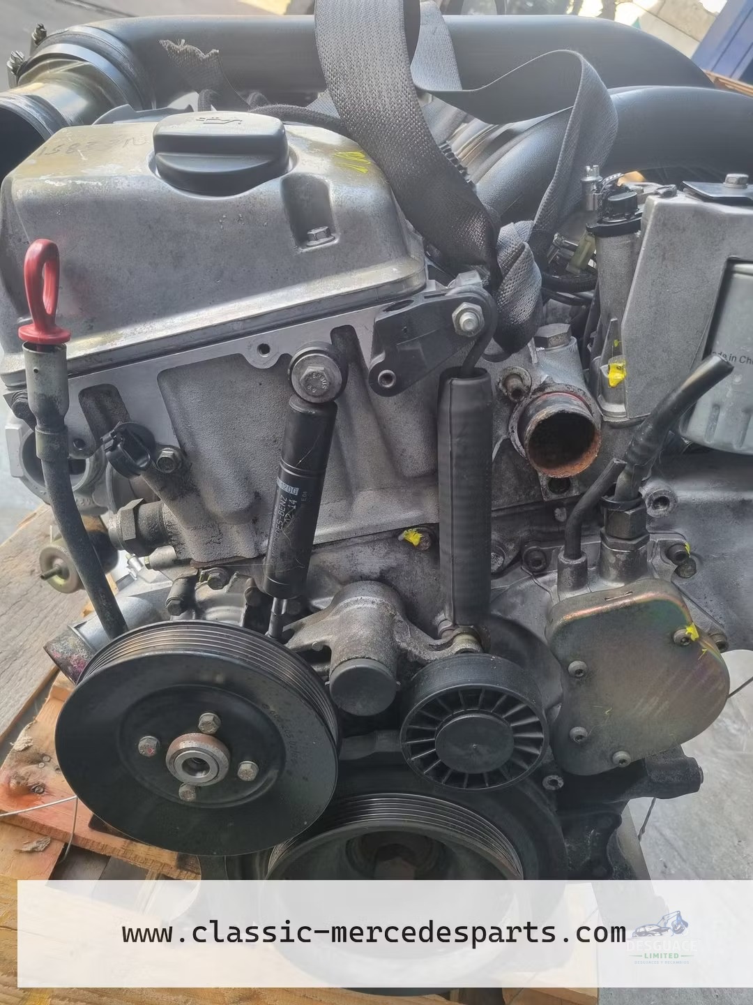 motor Mercedes 250 turbodiesel om605.960 motor completo usado en Menorca foto 4