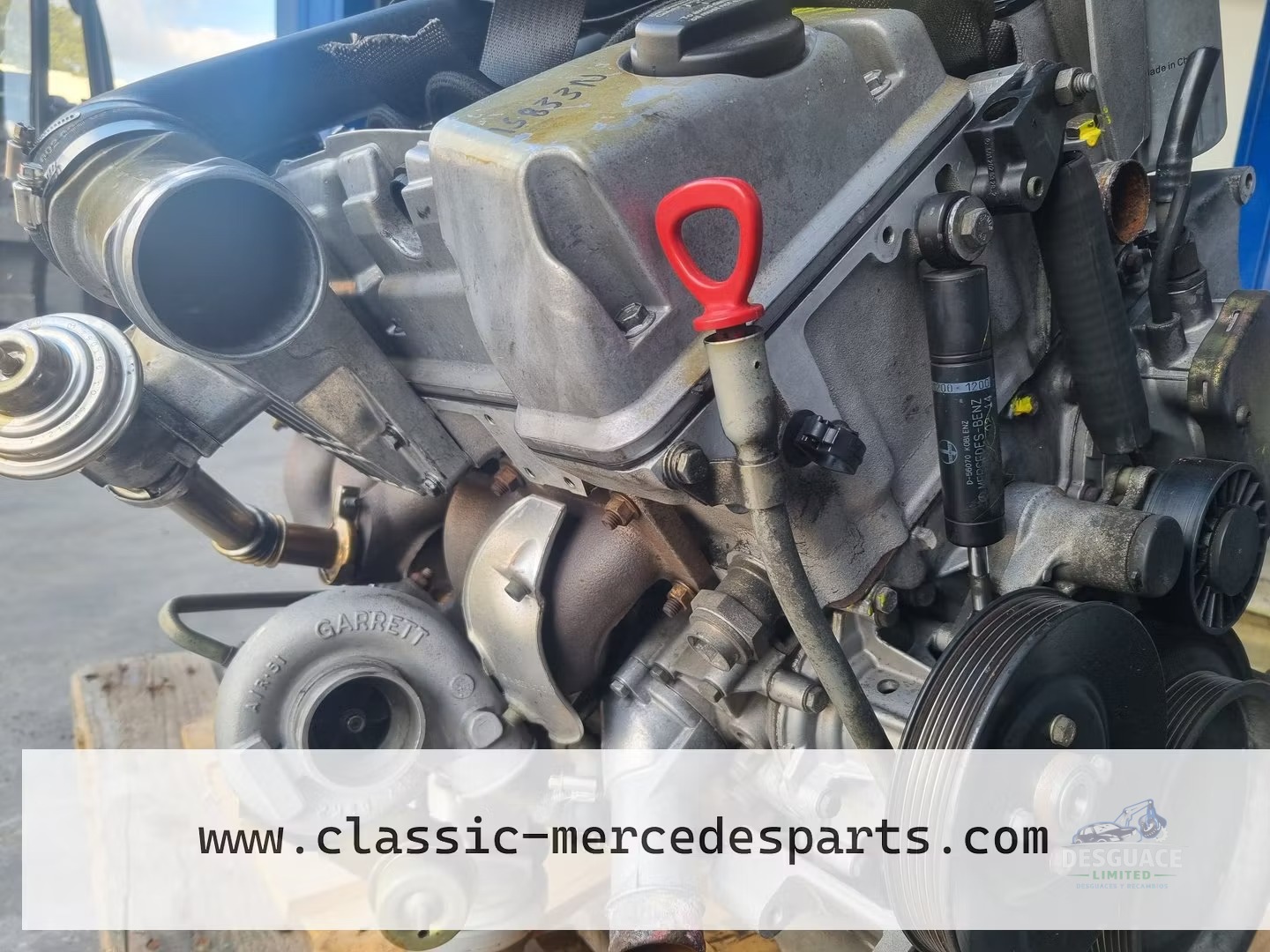 motor Mercedes 250 turbodiesel om605.960 motor completo usado en Menorca foto 5