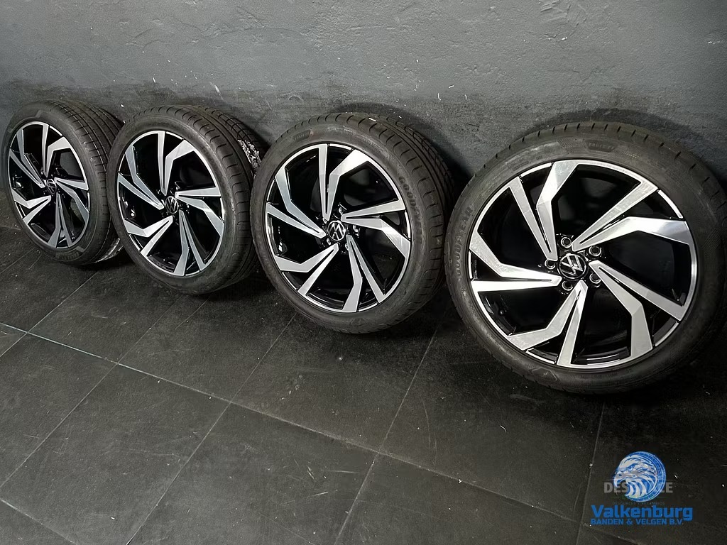 nuevoe originalinalinalinalinalinalinal VW Caddy 18 inch zwarte llantas 5x112 neumaticos de verano 225/45R18 Goodyear llantas usado en Menorca