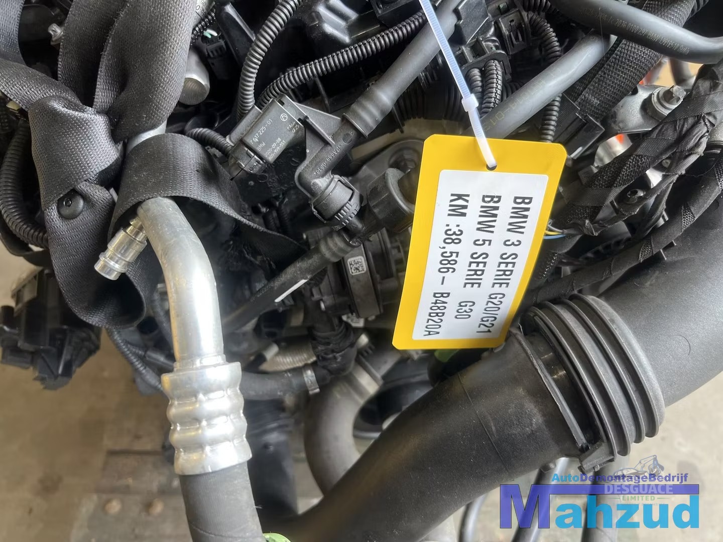 Motor BMW 3 5 Serie G20 2.0 320e motor motor B48B20A motor completo usado en Menorca foto 2