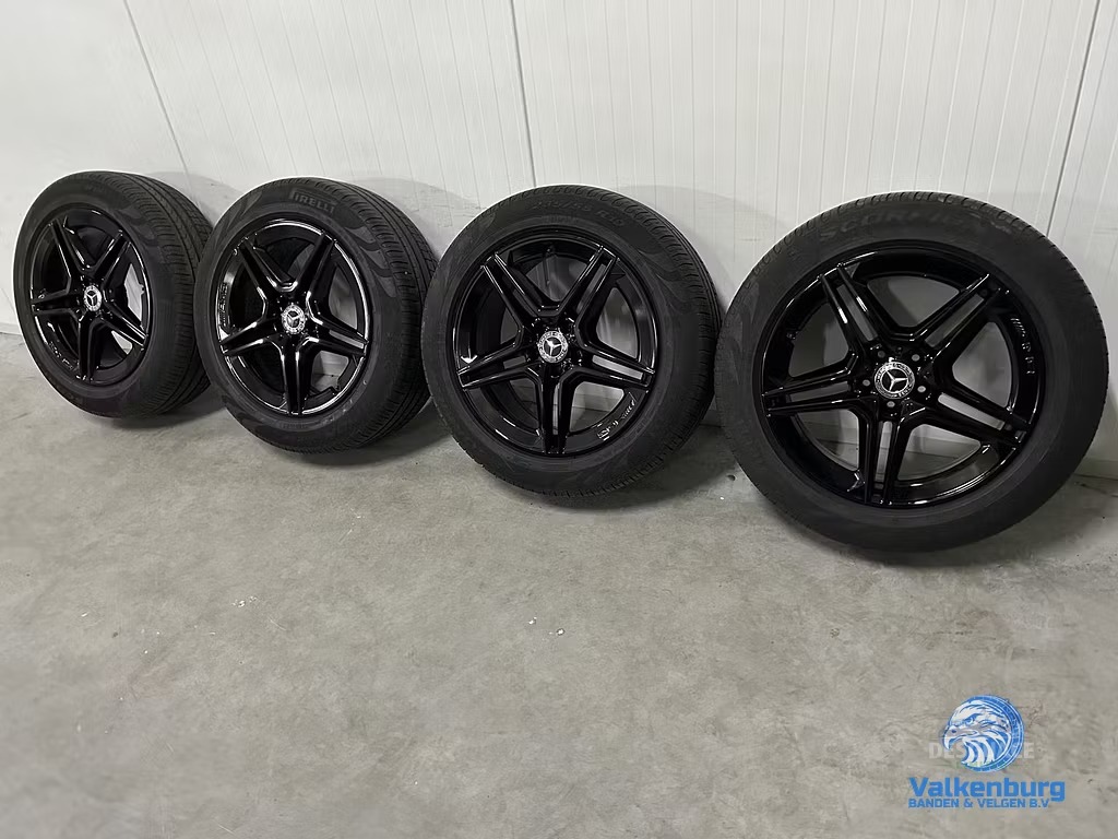6mm! originalinalinalinalinalinal Mercedes GLC W254 19 inch zwarte AMG llantas TPMS 5x112 AllSeasonBanden 235/55R19 Pirelli llantas usado en Menorca