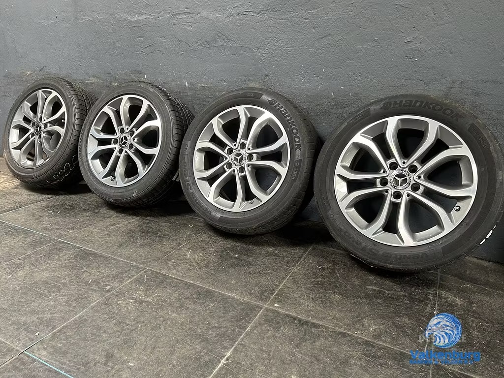 7mm! originalinalinalinalinalinal Mercedes C Clase W205 17 inch breedset antraciete llantas 5x112 TPMS neumaticos de verano 225/50R17 Hankook llantas usado en Menorca