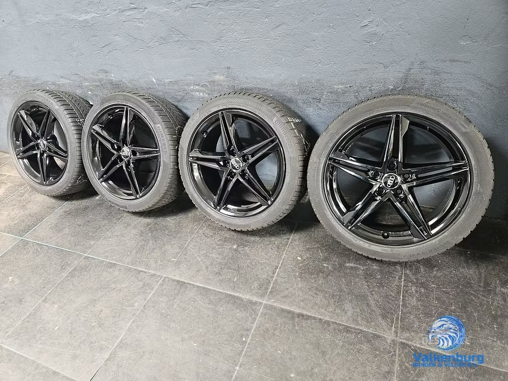 6mm! originalinalinalinalinalinalinal Audi A4 B9 8W 18 inch zwarte llantas 5x112 neumaticos de invierno 245/40R18 Continental llantas usado en Menorca