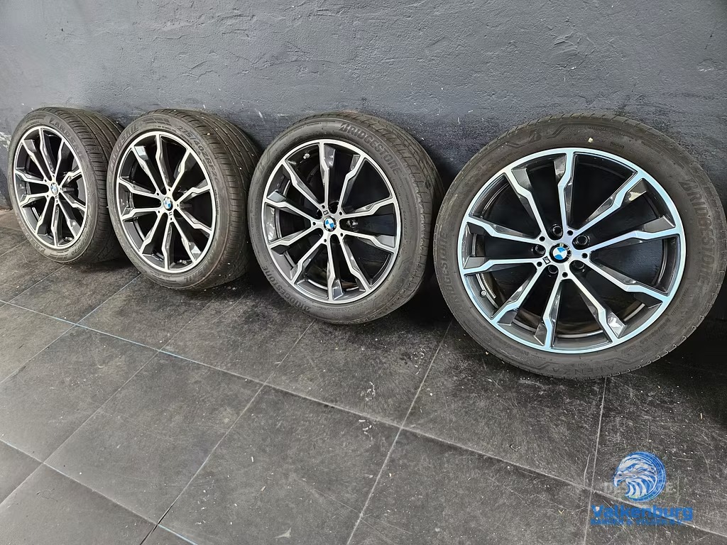 6.5mm! originalinalinalinalinalinalinal BMW X3 X4 G01 G02 Style 699M 20 inch breedset antraciete llantas 5x112 TPMS Runflat neumaticos de verano 245/45R20 Bridgestone llantas usado en Menorca