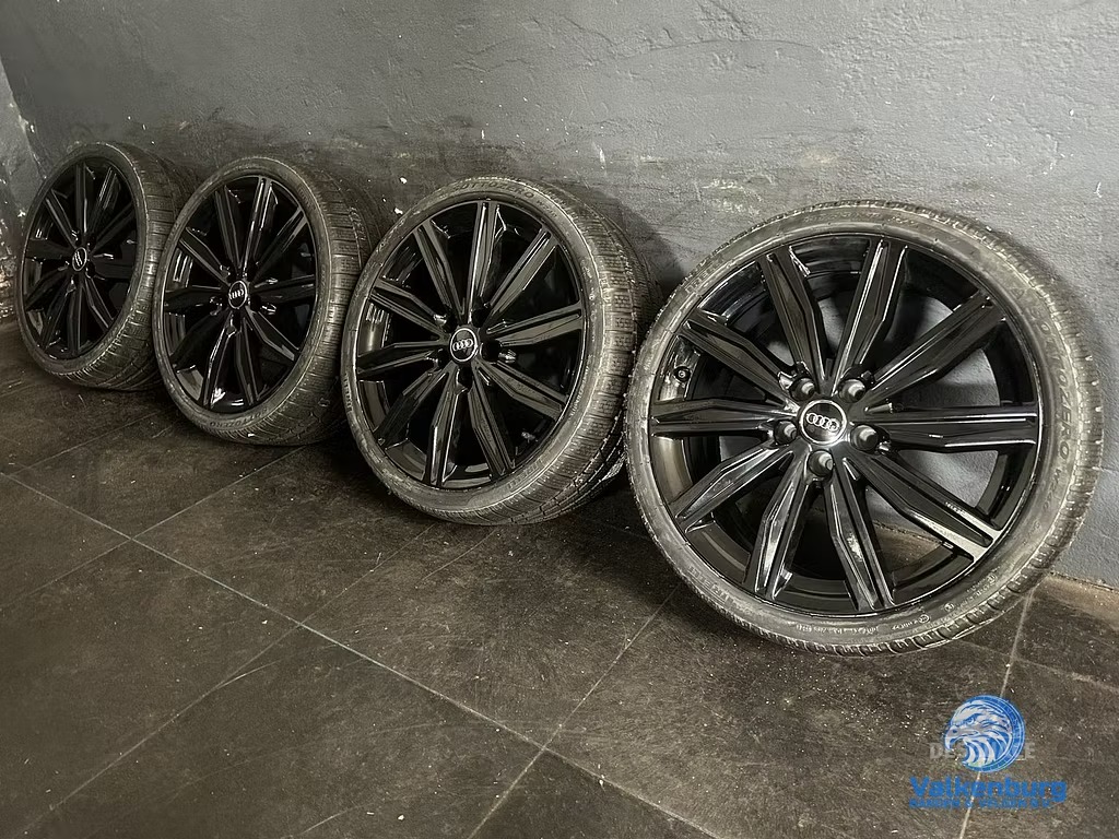 9mm! originalinalinalinalinalinalinal Audi A3 VW Caddy Golf Leon 19 inch zwarte llantas 5x112 neumaticos de invierno 235/35R19 Pirelli llantas usado en Menorca