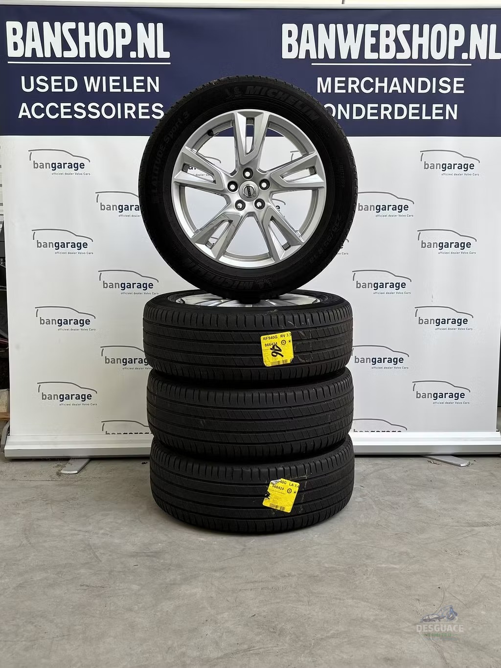 Volvo XC40/V90CC Aluminium winterset "5-dubbelspaaks Silver" 7,5 x 18” 31362866 llantas usado en Menorca