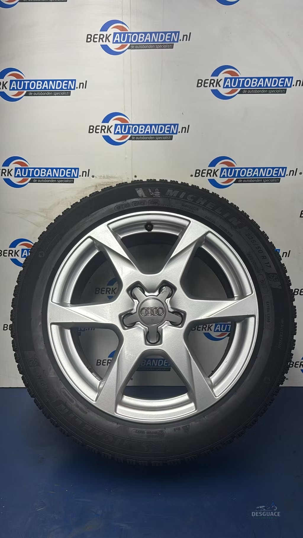 originalinalinalinalinal 17 inch Winterset Audi 5x112 66.5 ET45 7.5J met 225/50/17 Michelin neumaticos de invierno llantas usado en Menorca