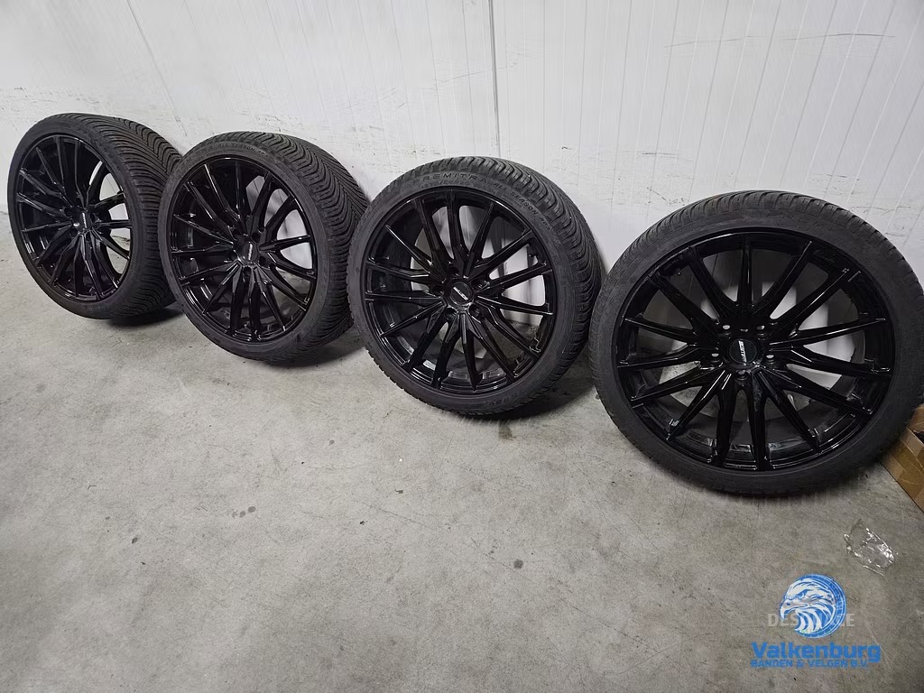 6-7mm! VW Transporter T5 GP T6 T6.1 T7 Multivan Bulli GMP Sparta 20 inch zwarte llantas 5x120 AllSeasonBanden 275/35R20 Maxxis llantas usado en Menorca
