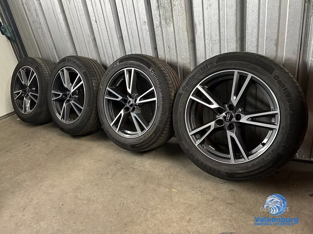 5-6mm! originalinalinalinalinalinal Audi Q5 SQ5 80A 19 inch antraciete llantas 5x112 neumaticos de verano 235/55R19 Continental llantas usado en Menorca