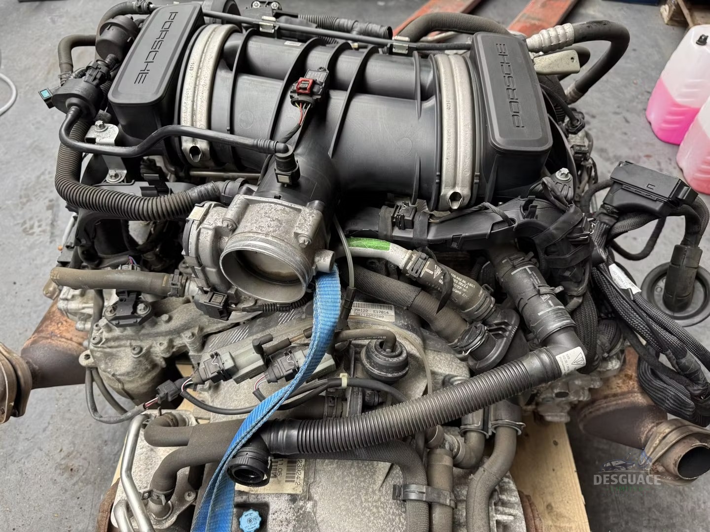 Motor Porsche motor 2,7 ltr MA122 2013 motor completo usado en Menorca foto 4