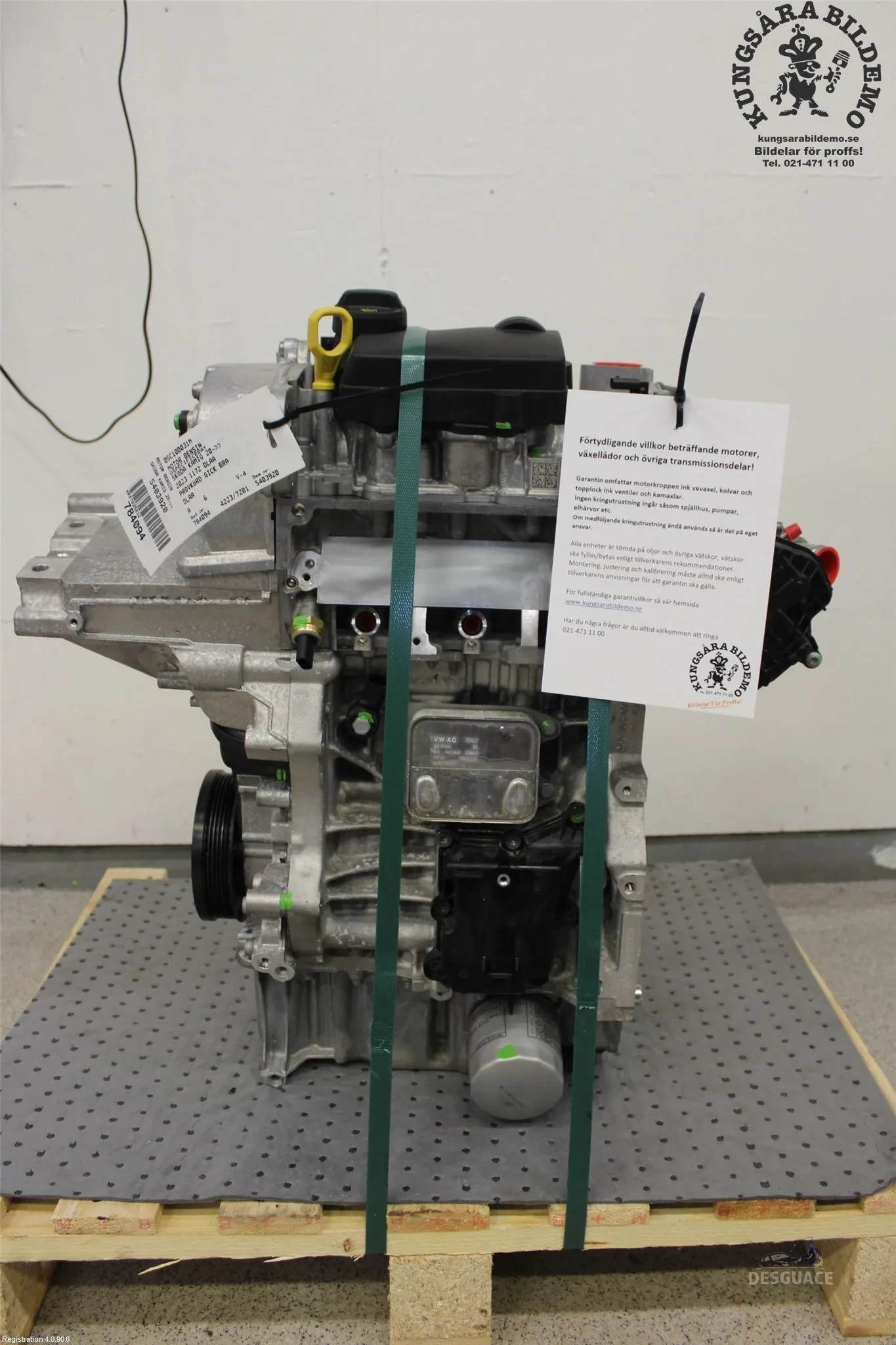 05C 100 031 M: Motor para Skoda KAMIQ (NW4) motor completo usado en Menorca foto 4