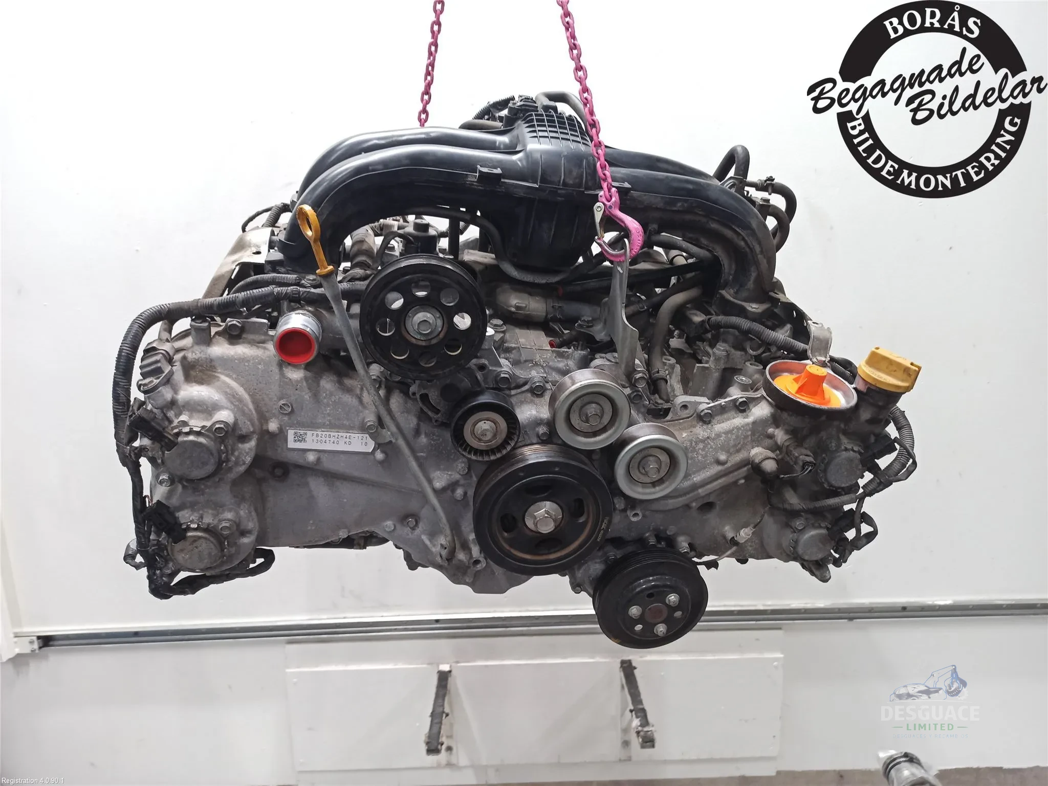 Motor para Subaru XV (_GP_) motor completo usado en Menorca foto 3