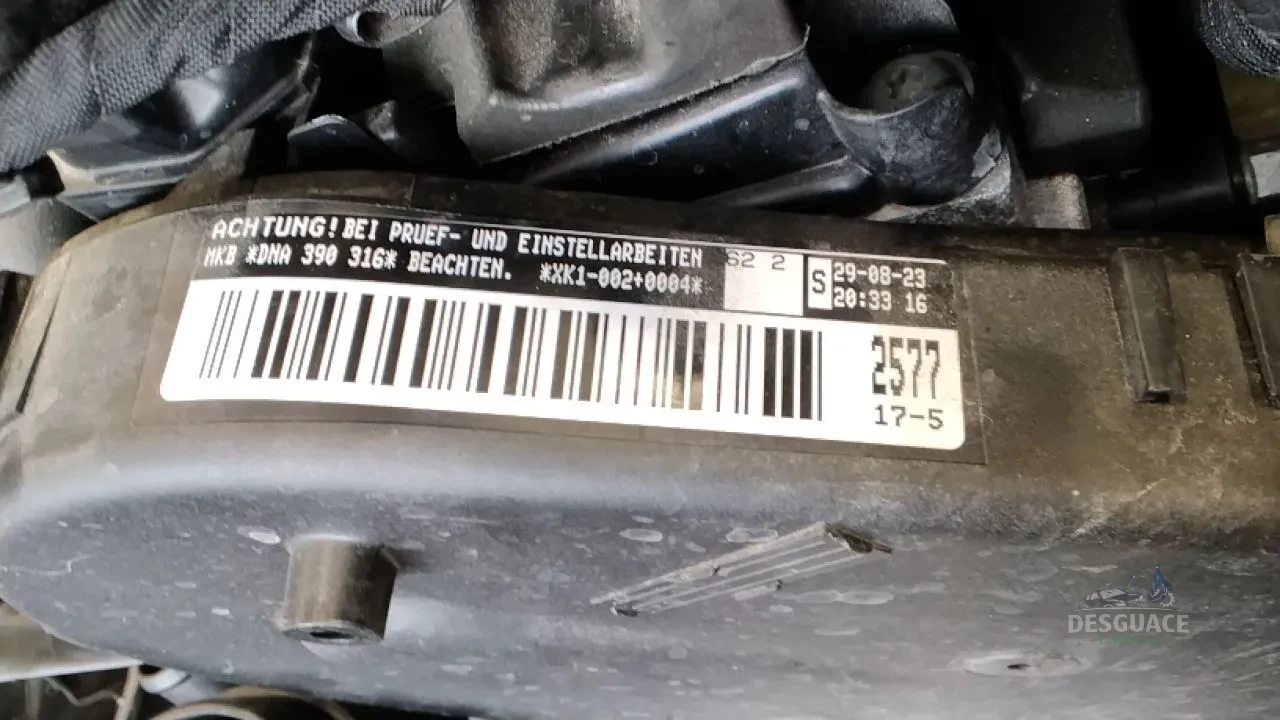 Motor para VW TRANSPORTER Mk VI Box (SGA, SGH, SHA, SHH) motor completo usado en Menorca foto 3